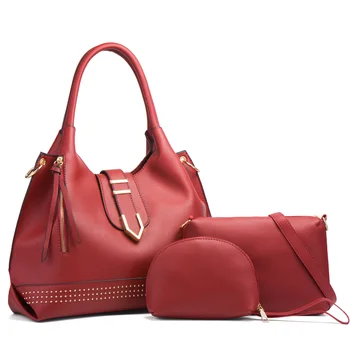 Новая сумка на одно плечо Liu Ding из 3 предметов для женщин 2023 Summer Straddle Женская сумка Простая женская сумка большой емкости