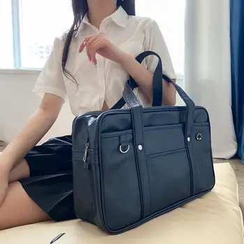 японская двухмерная сумка для униформы студента JK для девочек PU школьная сумка COS износостойкая водонепроницаемая сумка на одно плечо Messenger