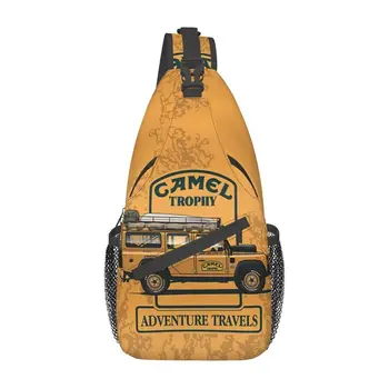 Camel Trophy Defender 110 Sling Chest Bag Изготовленный на заказ рюкзак через плечо для мужчин Дорожный рюкзак
