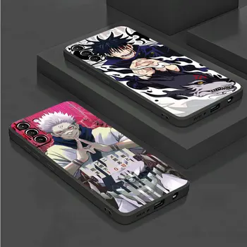 Shonen Manga Jujutsu Kaisen Мягкий чехол для Samsung Galaxy S9 Plus Note 20 5G S21 Ultra S8 S23 FE S10 4G S7 S20 S10e Черная крышка