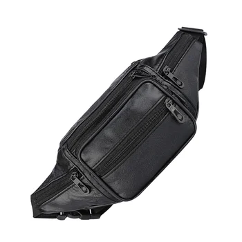 Многофункциональный поясной чехол Удобная поясная сумка Воловья кожа Поясная сумка Спортивный аксессуар