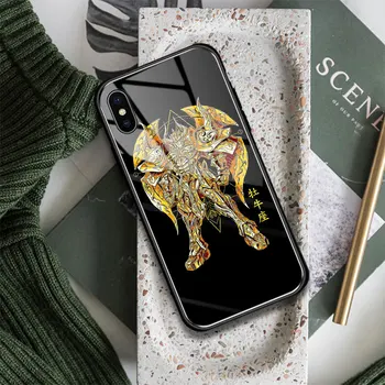 Taurus Aldebaran Saint Seiya Стеклянный мягкий силиконовый чехол для телефона для iPhone SE 6s 7 8 Plus X XR XS 11 12 13 Mini Pro Max