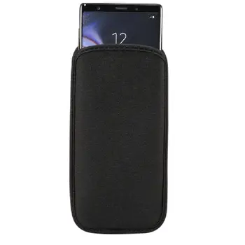 Для Samsung Galaxy M01 (2020) водонепроницаемый носок, сверхтонкий и противоударный неопреновый чехол-Черный