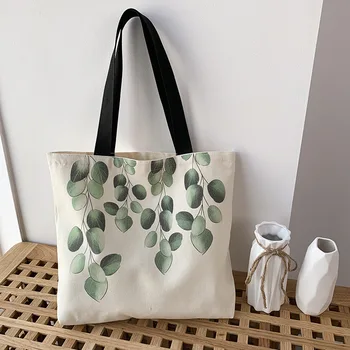 Новая холщовая сумка Женская женская одноплечевая маленькая свежая художественная сумка большой емкости для студентов в классе Сумка для пригородных поездок