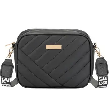 Женская стильная мини-сумка через плечо с ромбовидным рисунком, новая сумка для телефона на одно плечо с модным широким ремешком для женщин