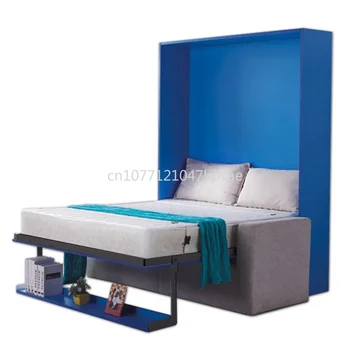 Многофункциональная невидимая складная кровать Кабинет Гостиная Экономия места Murphy Bed Flip Невидимая кровать Настенная кровать Фурнитура
