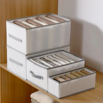 Складной ящик для хранения Решетки Органайзер для гардероба Шкафы для хранения одежды Ящики большой емкости Разделитель шкафа Сетка для хранения Коробка