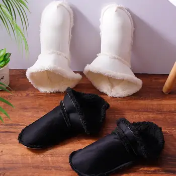  Пушистые крокодиловые вкладыши Стельки Вставки Плюшевые съемные прокладки для обуви Моющиеся теплые пушистые толстые стельки Замена для тапочек Croc