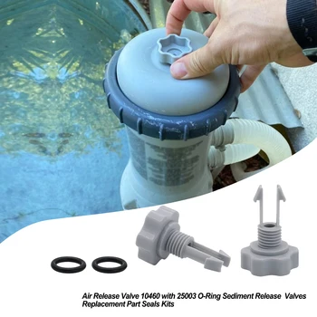 Для Intex 10460 10264 Выпускные клапаны для фильтрующих насосов, спа-салонов, систем плавательных бассейнов, клапана выпуска воздуха и запасных частей уплотнительного кольца