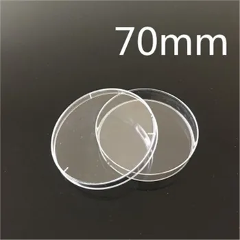 10 шт. / лот Высококачественная чашка Петри для лабораторной пластины Бактериальные дрожжи Диаметр 70 мм Высота 15 мм