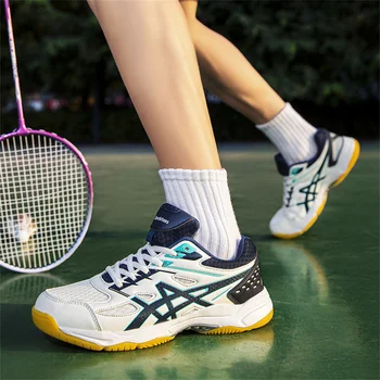 ARKKG Женская профессиональная обувь для бадминтона Сетчатая дышащая обувь для тренировок по настольному теннису Мужская амортизирующая теннисная обувь