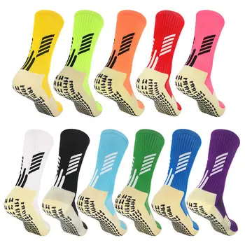 Лучшее качество Противоскользящие футбольные носки Взрослые Спортивная ручка Спортивные носки Нескользящие детские носки Футбол Баскетбол Хоккей Унисекс