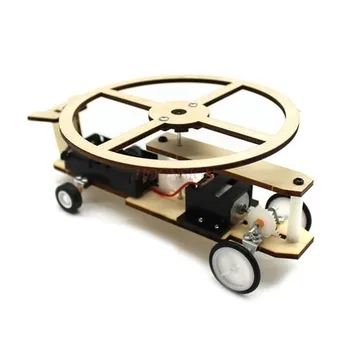 оборудование для физических экспериментов Деревянный вертолет своими руками делает модель планирующего самолета мальчик-мейкер технология гизмо творческий подарок