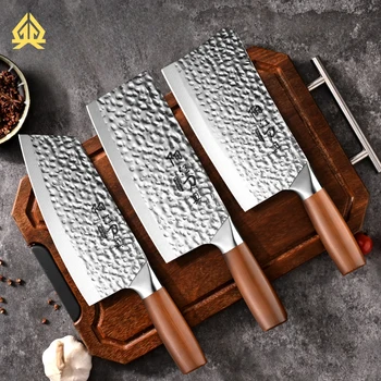 XTL Набор кованых кухонных ножей ручной работы, кухонные режущие инструменты из нержавеющей стали, нож для рубки костей, нож для нарезки ломтиков