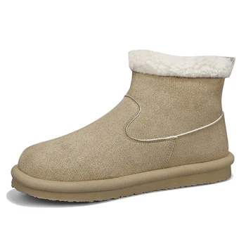 2023 Женская мода Осенняя классическая элегантная зимняя обувь шерстяные меховые теплые лодыжки зимние сапоги для женщин
