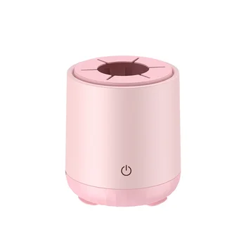 Портативный электрический молочный шейкер Различные напитки, Молочная чайная машина Кофеварка Авто Перемешивание Молочная пена Розовый