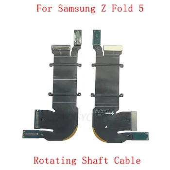  Разъем материнской платы материнской платы Гибкий кабель для Samsung Z Fold 5 F946 Кабель с вращающимся валом Детали для ремонта