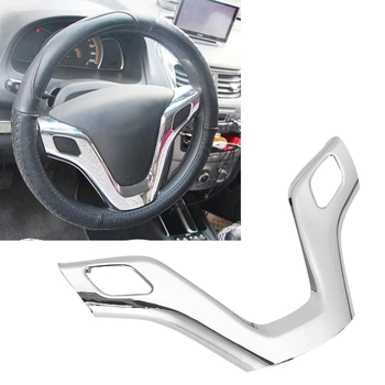  хромированная наклейка на отделку рулевого колеса для Chevrolet Sail 2010-2014