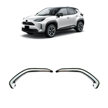 Для Toyota Yaris Cross 2020 2021 Хромированный передний капот Решетка капота Молдинг Крышка Отделка решетки радиатора Гарнир Сетчатый стиль