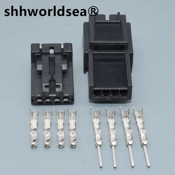 shhworldsea 4-контактный 0.6 серии 936119-1 936119-2 936119-3 Автомобильный электрический провод Гнездо жгута проводов