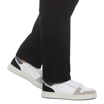 Schinotch Белая мужская повседневная обувь с низким вырезом Мужская кожаная обувь на шнуровке Мужская кожаная серая обувь на плоской доске Мужские кожаные кроссовки на открытом воздухе