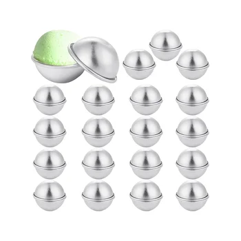 40 штук 20 комплектов DIY Металлическая форма для шариков для ванны для крафта DIY Изготовление принадлежностей 4,5X2 см