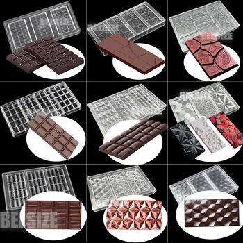 15 стилей Формы для шоколадных батончиков Формы для выпечки шоколада из поликарбоната Формы для выпечки шоколадных батончиков Формы для кондитерских изделий Шоколадные конфеты