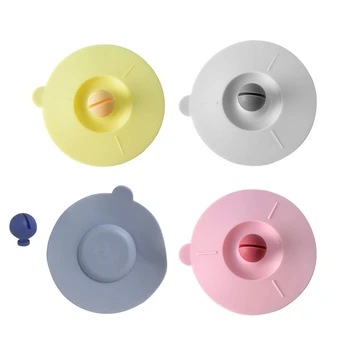 Универсальная силиконовая крышка чашки Пыленепроницаемые герметичные крышки чашек для керамических, стеклянных чашек