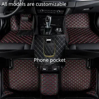 Изготовленные на заказ автомобильные коврики для Chevrolet TRAX 2014-2018 год искусственная кожа телефон карманный коврик интерьер автомобильные аксессуары