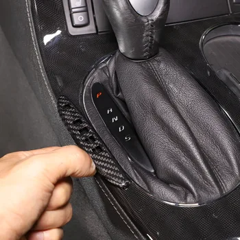 Настоящее углеродное волокно для Chevrolet Corvette C6 2005-2013 Автомобильная панель переключения передач Крышки Наклейка Отделка Аксессуары Интерьера автомобиля