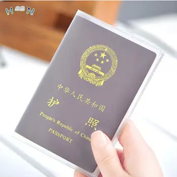  пластиковые прозрачные водонепроницаемые держатели для удостоверений личности Обложка для паспорта Держатели для кредитных карт для кредитных карт 9x 13,1 см