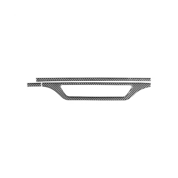 Центральное управление Панель CD Крышка Отделка Рамка Наклейка Украшение Углеродное волокно для Audi Q5 2018-2023 Аксессуары для интерьера