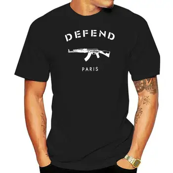 Унисекс Защитите Париж 3D-печать AK47 Футболка С короткими рукавами Повседневная толстовка Рубашка