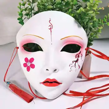 Анимистическая интернет-знаменитость для взрослых вечеринка маска полнолицевая китайская роспись вручную декоративные аксессуары ханьфу