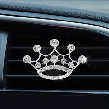 Новый Crown Автомобильный кондиционер Розетка Ароматерапевтический зажим Автомобильный кулон Орнамент Креативный парфюмерный зажим Украшения интерьера автомобиля