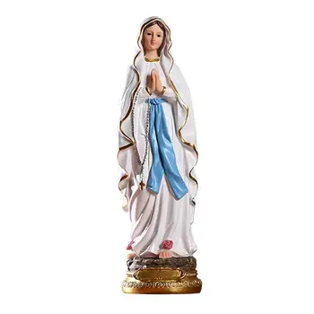 католическая пластиковая статуя Марии, статуя Девы Марии ручной работы Мадонны,