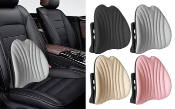  Подушка спинки сиденья автомобиля Регулируемая подушка стула Универсальный автомобильный ремень безопасности Комфортные накладки 3D Motion Spring Cushion для автокресла
