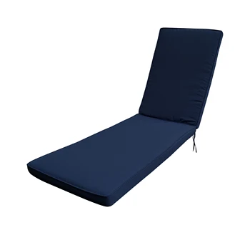 1 шт. Открытый стул для отдыха Замена подушки Подушка сиденья патио Подушка для шезлонга (синий)