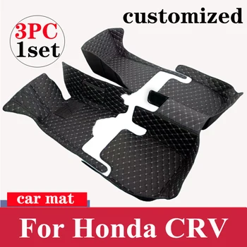Автомобильные коврики для Honda CRV 2012 2013 2014 2015 2016 Пользовательские автомобильные подножки для ног Автомобильный коврик Аксессуары для интерьера