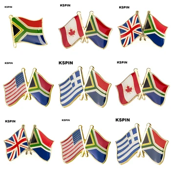 Флаг Южной Африки Значок Брошь Нацинал Лацкан Булавки Флаг Булавки Флаг Флаг Значок Флага Страны