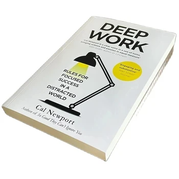 Книга по английскому языку для глубокой работы Кэла Ньюпорта Правила сфокусированного успеха в отвлеченном мире Книги по лидерству и мотивации для взрослых