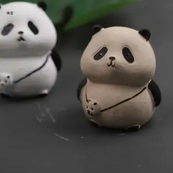 X5QE Силиконовая форма 3D Panda Смола Плесень Рюкзак Медведь Помадка Шоколад Форма Торт Выпечка Инструменты для украшения Смола Художественная форма