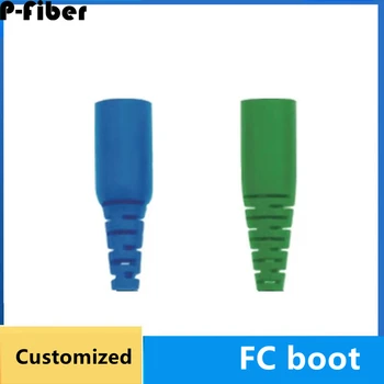 1000 шт. FC пыльник для оптоволоконных разъемов комплекты кабель короткий ботинок синий зеленый 3,0 мм 2,0 мм 0,9 мм бесплатная доставка P-волокно