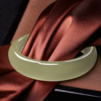 Нефритовый ледяной зеленый браслет Изумруд