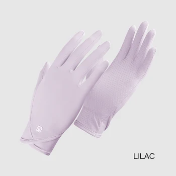 летний велоспорт вождение солнцезащитный крем ледяной шелк перчатки открытые пальцы дышащие удобные теплоизоляционные перчатки для защиты от ультрафиолета