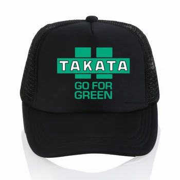 Летняя бейсболка Takata Racing Мужская мода Дышащая сетчатая шляпа дальнобойщика Регулируемые шляпы с защелкой