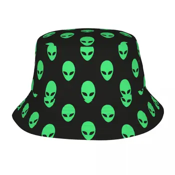 Универсальная шляпа-ведро инопланетян для женщин Призвание Шляпа от солнца Хип-хоп Складной для кемпинга Рыбацкая кепка Дропшиппинг