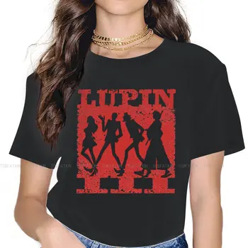 Lupin III L'Italia Violenta TShirt Для Женщины Девушки Люди Базовая футболка Высокое качество Новый Дизайн Пушистый