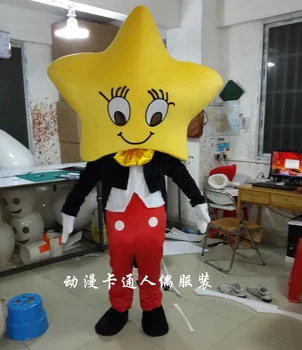 звездный талисман костюм пять звезд мультяшный персонаж маскот костюм маскарадный костюм для хэллоуина карнавал вечеринка