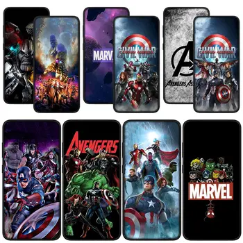 Marvel Avengers Thanos Iron Man Чехол для телефона Samsung Galaxy A10 A20 A22 A30 A31 A32 A50 A51 A52 A53 A72 A33 A73 Мягкий чехол